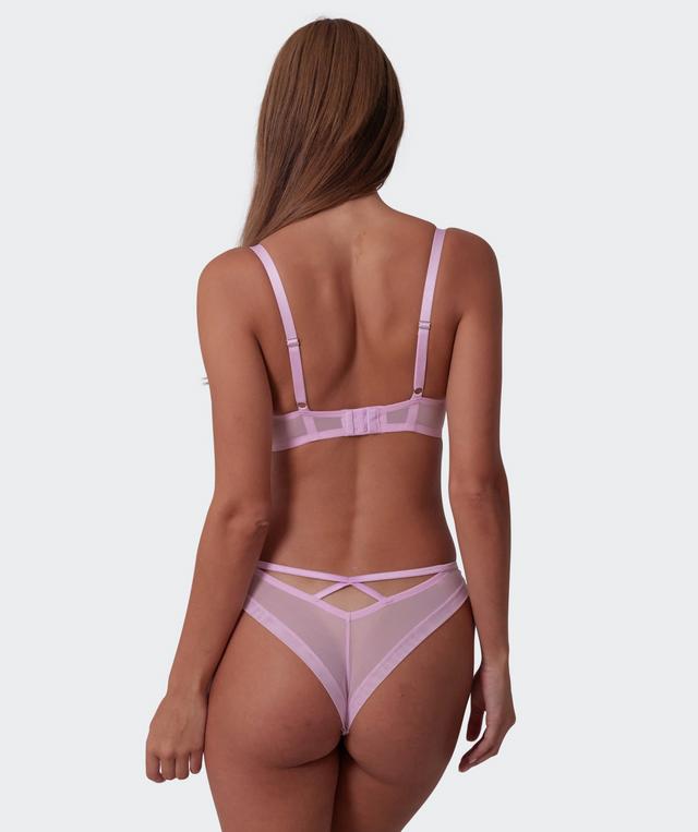 Enchanted Cherry Blossom Avenue Brazilian Knicker -Lilac / Pink