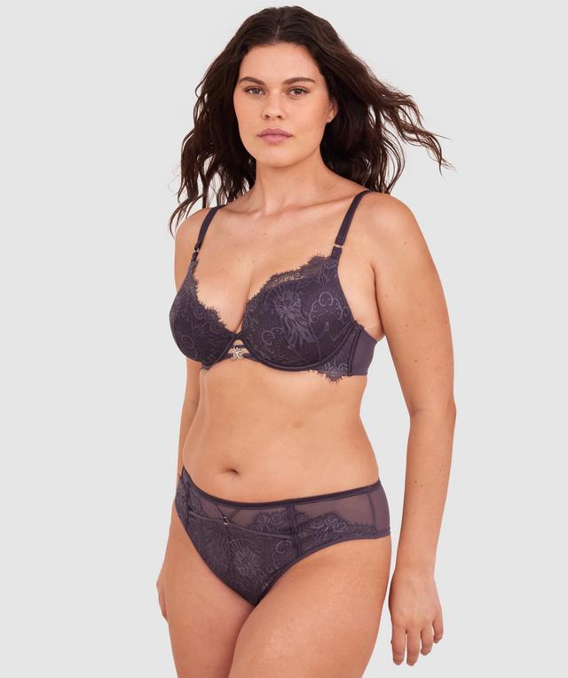 Ingrid Lightly Lined Bliss - Dark Grey