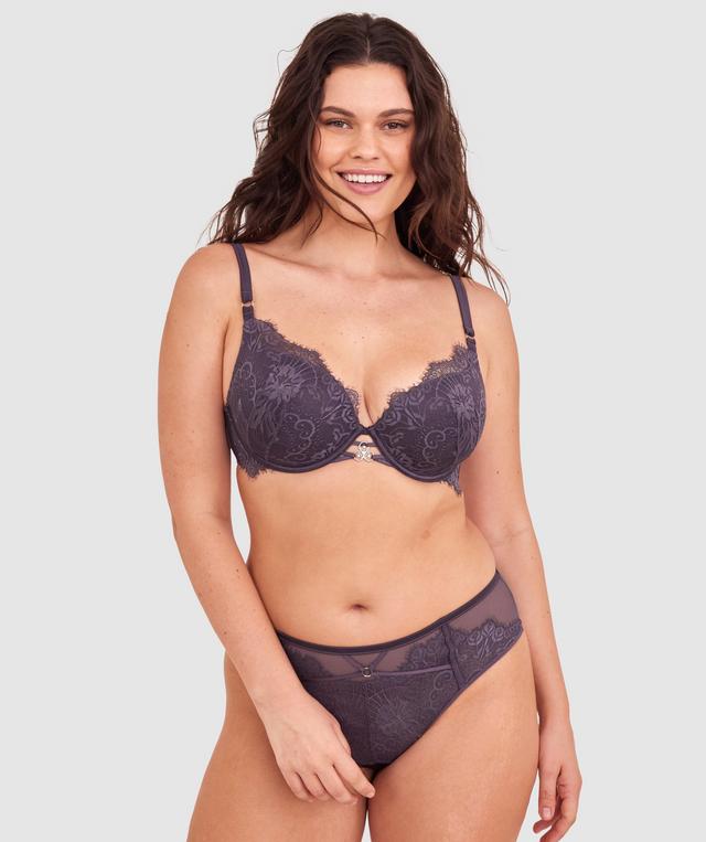 Ingrid Lightly Lined Bliss - Dark Grey