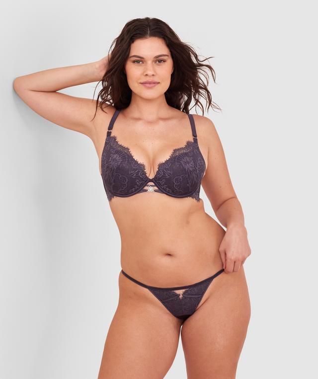 Ingrid String - Dark Grey