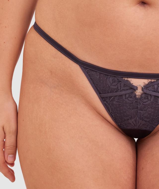 Ingrid String - Dark Grey
