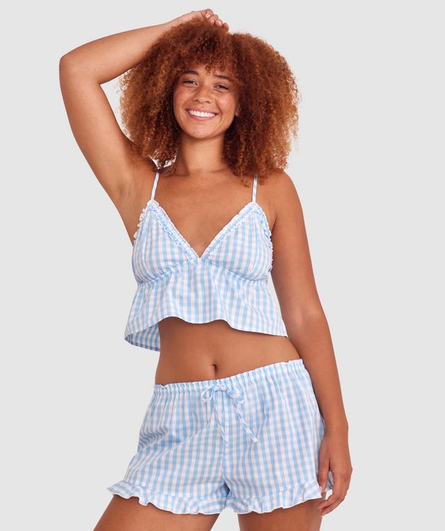 Dorothy Cami - Print Check/Blue