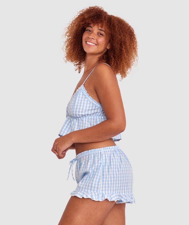 Dorothy Cami - Print Check/Blue