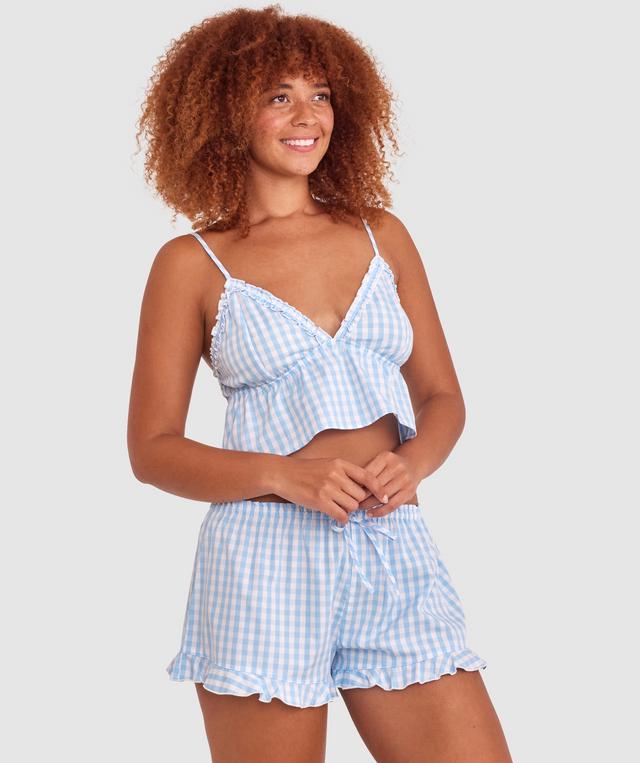 Dorothy Cami - Print Check/Blue