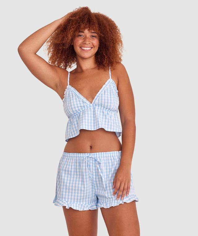 Dorothy Cami - Print Check/Blue
