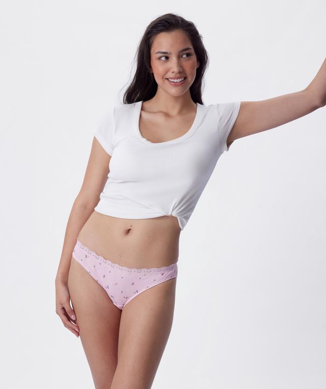 Alba Brazilian Knicker - Print Ditsy Floral