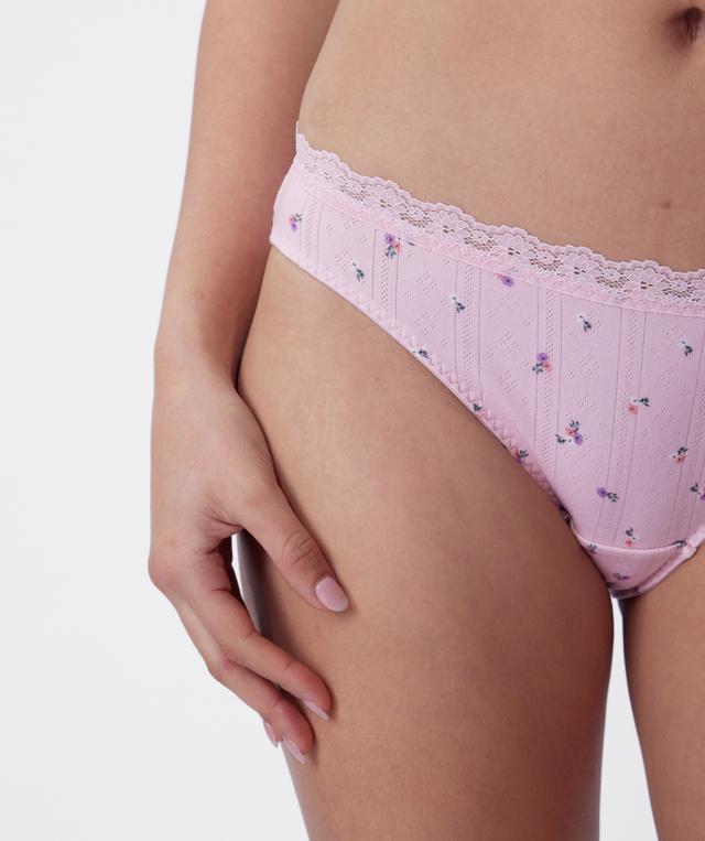 Alba Brazilian Knicker - Print Ditsy Floral