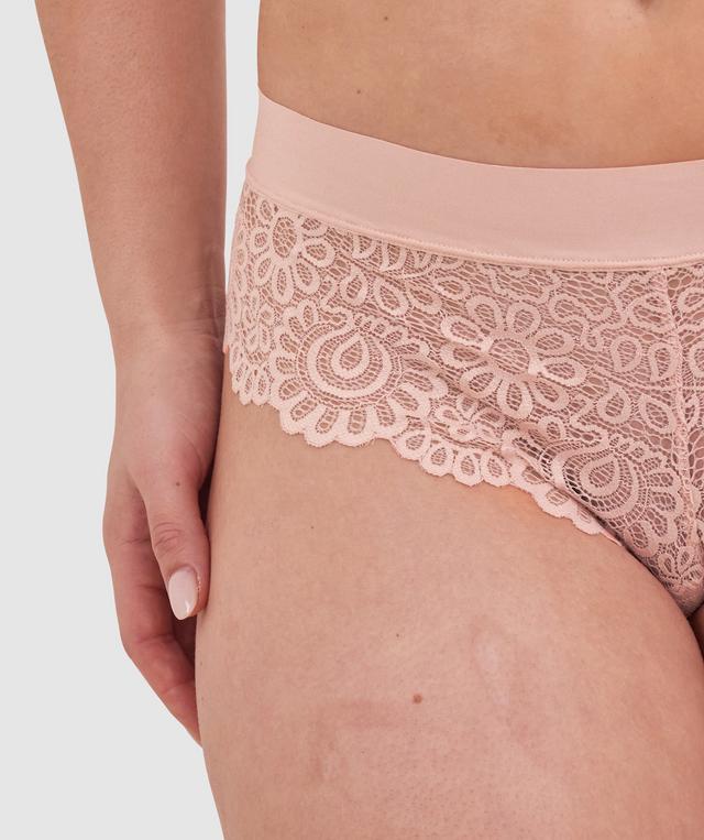 Audrey Brazilian Knicker-Blush Pink