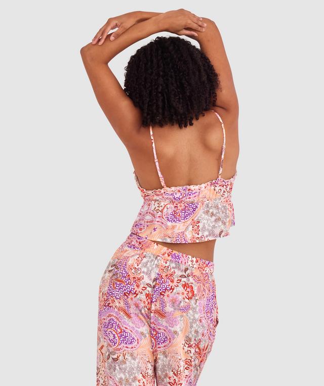 Palmer Cami - Print Paisley/Purple