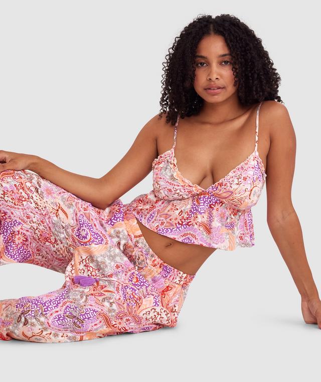 Palmer Cami - Print Paisley/Purple