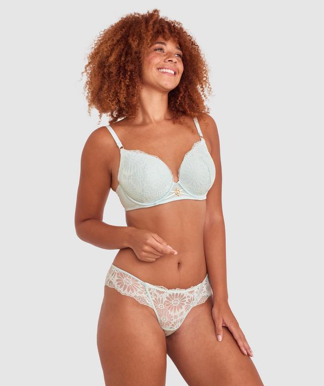 Floriane Brazilian Knicker - Mint Green