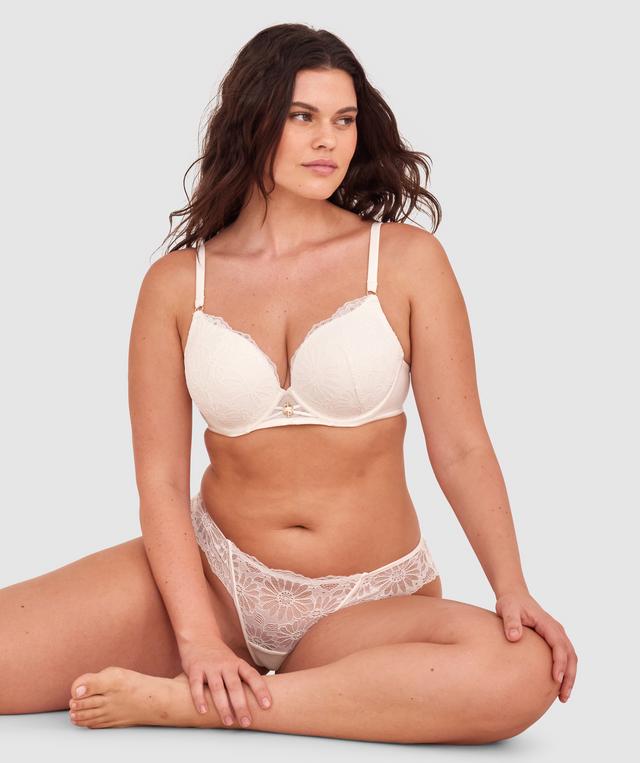 Floriane Full Cup Bra-Ivory
