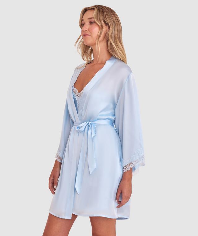Bethany Short Wrap - Pale Blue