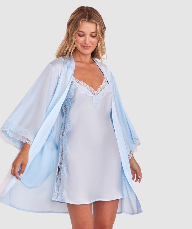 Bethany Short Wrap - Pale Blue