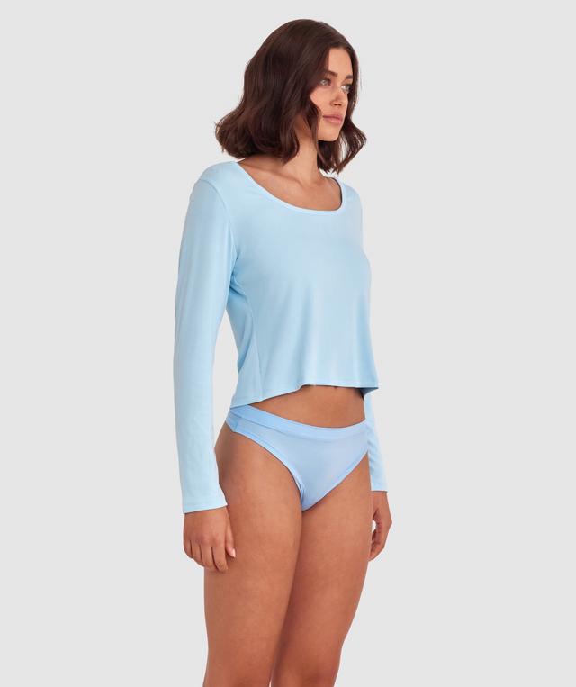 Rib Long Sleeve - Blue
