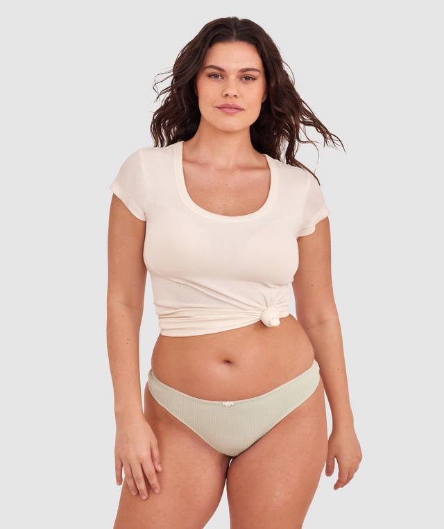 Georgia G String - Light Green