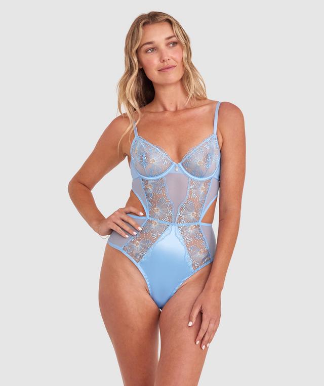 Dani Underwire Bodysuit - Light Blue