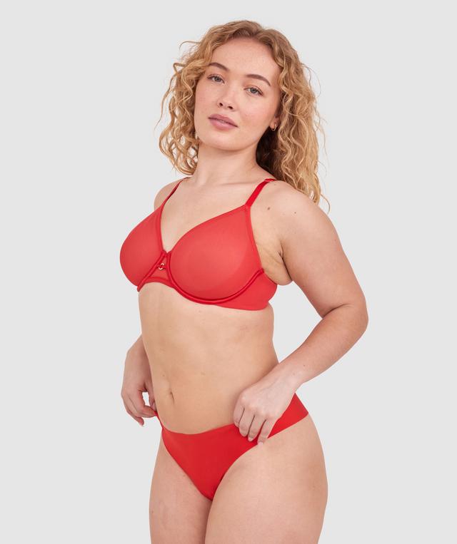 Sexy Basics Underwire-Dark Red