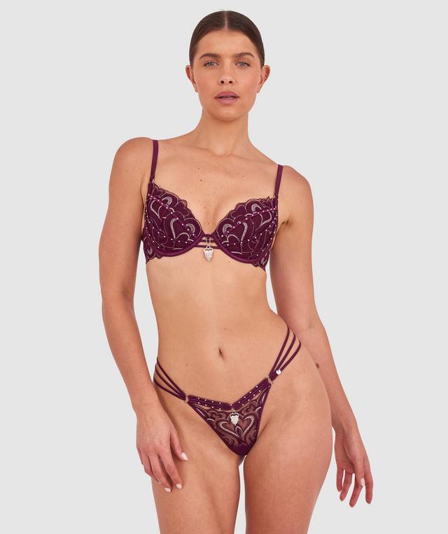 Vamp Love Hurts String - Berry