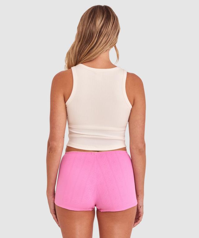Georgie Shortie - Pink/Yellow