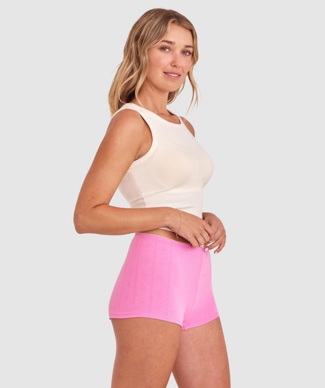 Georgie Shortie - Pink/Yellow