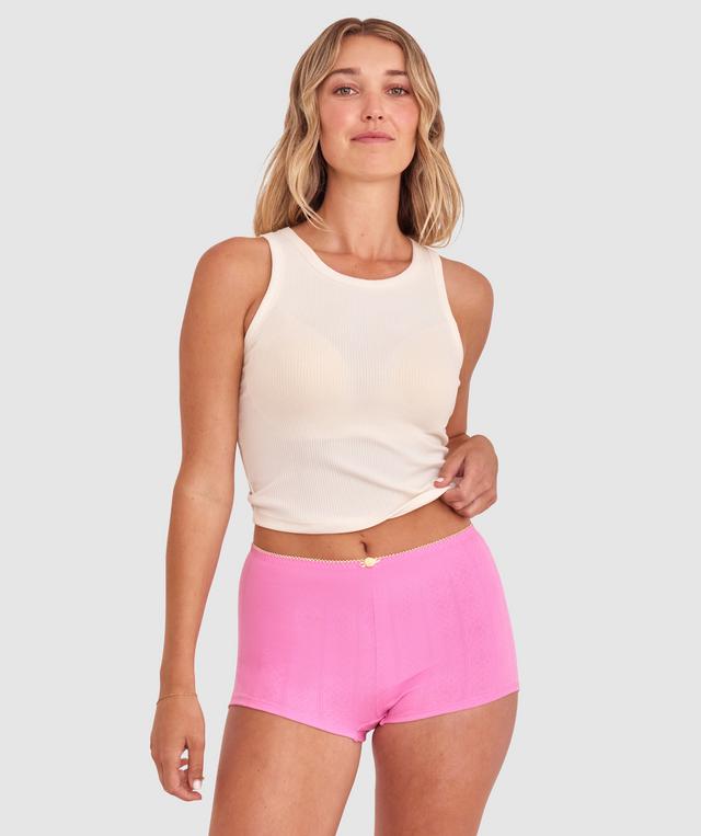 Georgie Shortie - Pink/Yellow