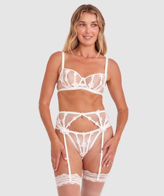 Enchanted Ready To Bloom Suspender - Ivory