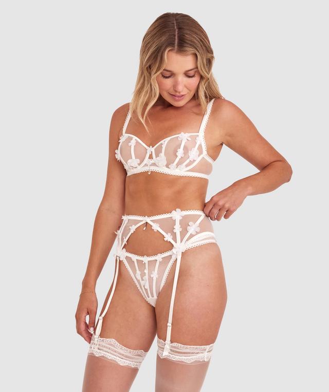 Enchanted Ready To Bloom Suspender - Ivory