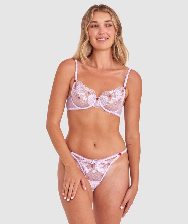 Enchanted Frolic In The Fields G String - Light Purple/Multicolour