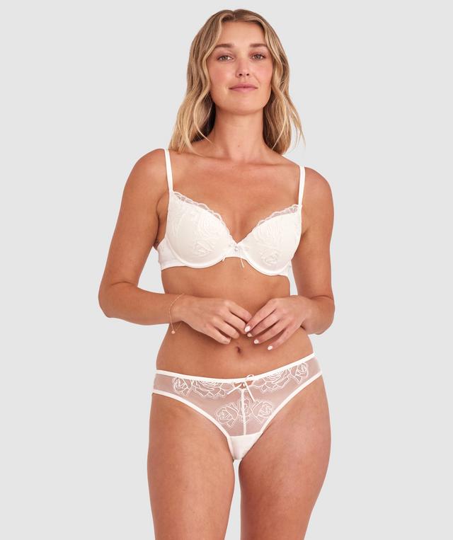 Rosalie Brazilian Knicker - Ivory
