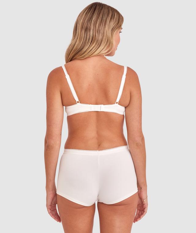 Freya Mid Rise Shortie - Ivory