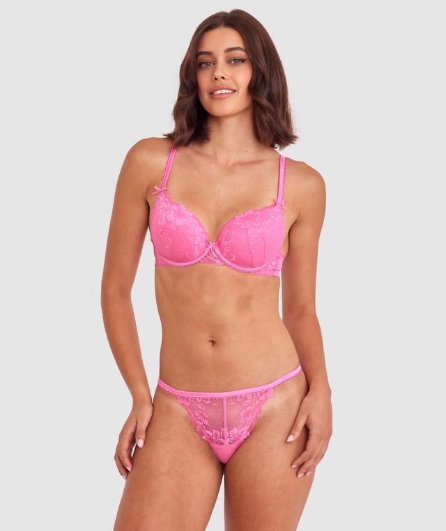 Arla Lightly Lined Bra - Pink