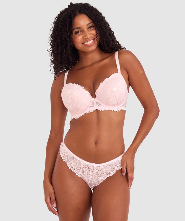 Frankie Lightly Lined Bra - Light Pink