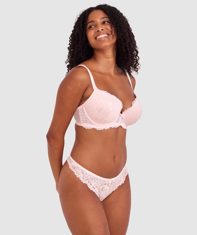Frankie Lightly Lined Bra - Light Pink