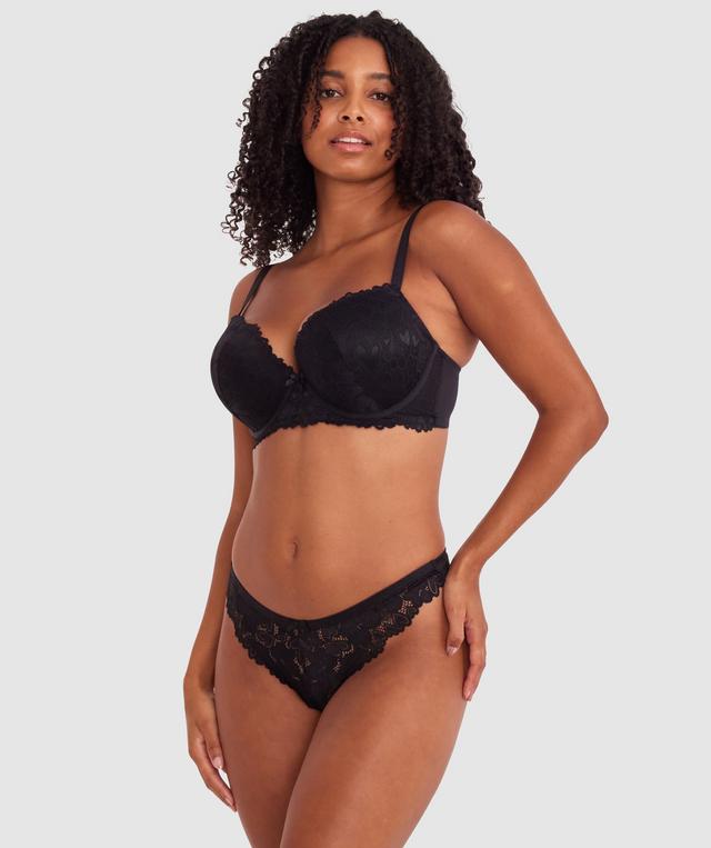 Frankie Lightly Lined Bra - Black