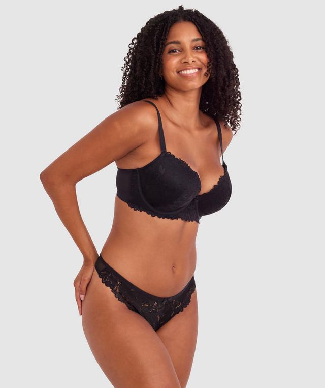Frankie Lightly Lined Bra - Black