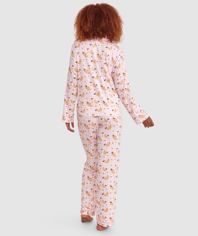 Butter & Berries Long Sleeve Top - Print/Pink