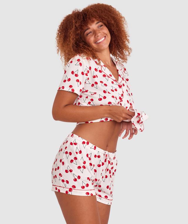Cherry Cute Short Sleeve - Print/Red