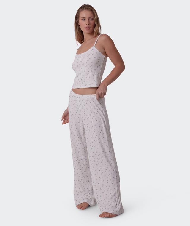 Polly Long Pant-Print Ditsy Floral