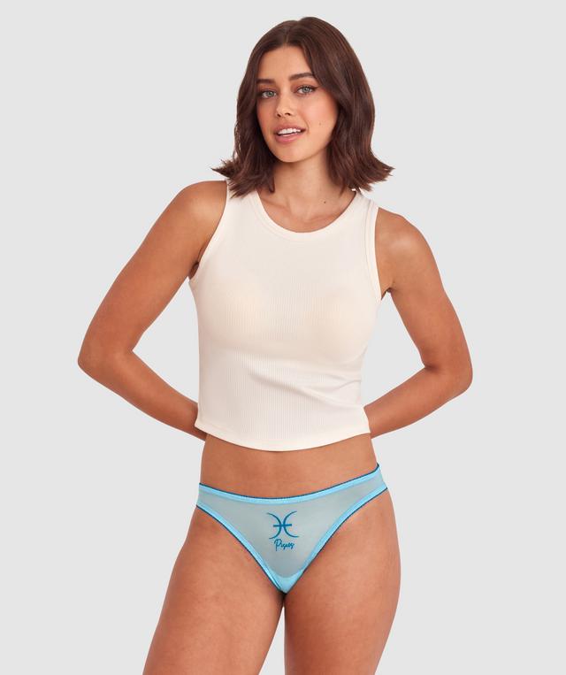 Pisces G String - Aqua
