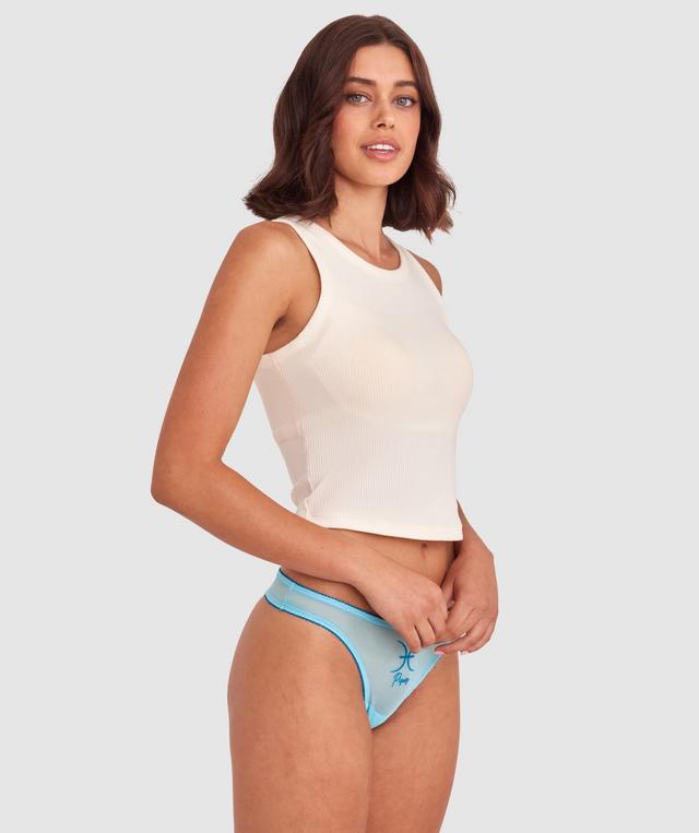 Pisces G String - Aqua