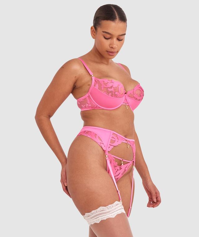Vamp Pink Passion Suspender - Pink