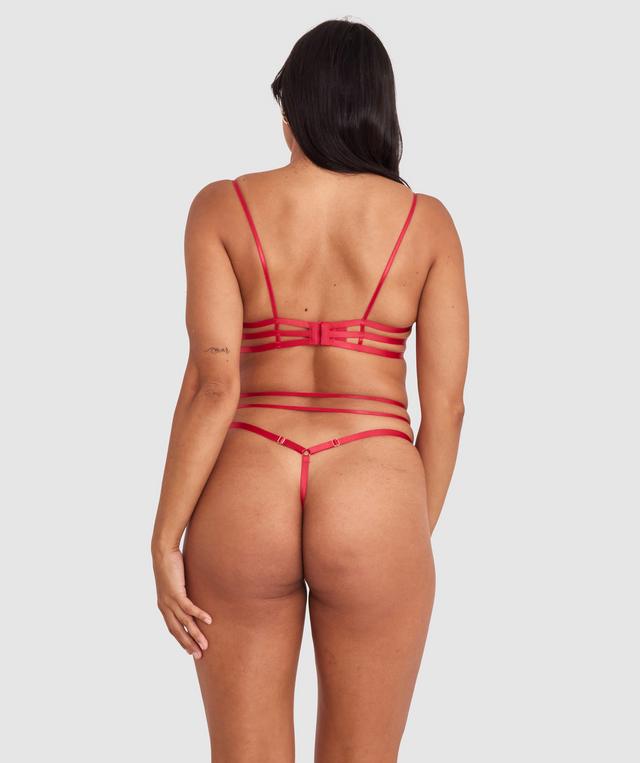 Night Games Redemption Unlined String Set - Red
