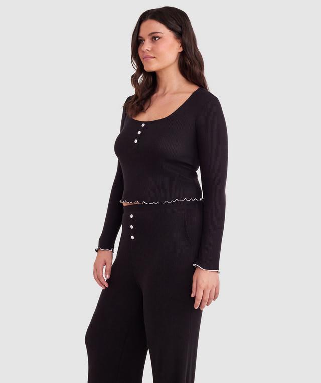Sary Long Sleeve - Black/White