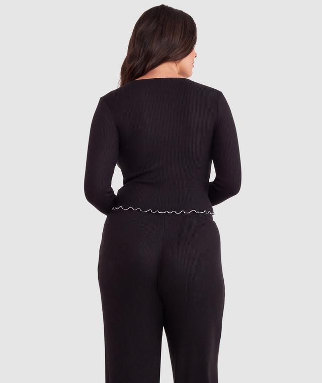 Sary Long Sleeve - Black/White