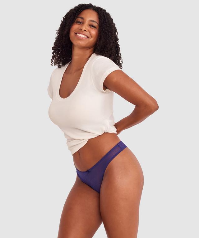 Malia G String - Dark Blue