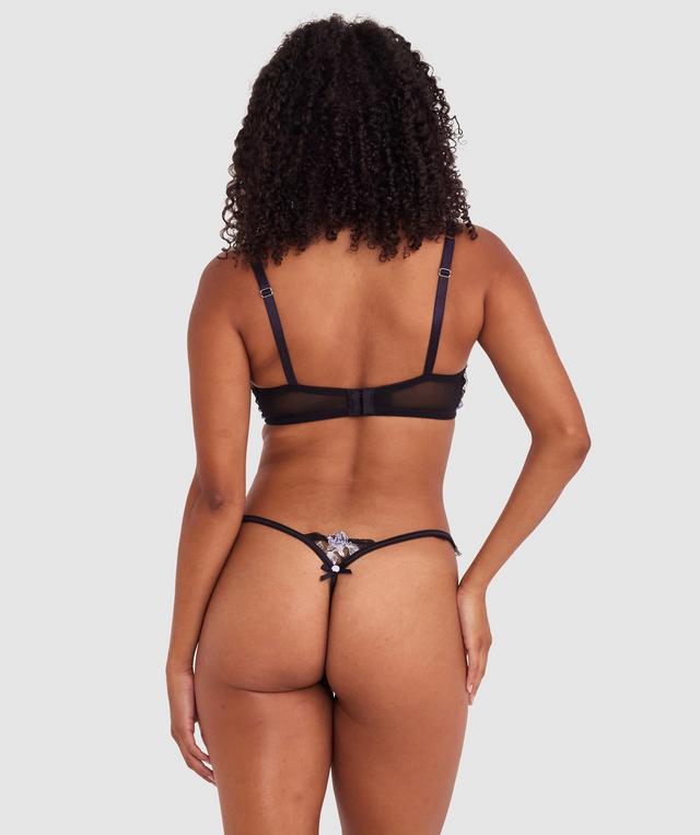 Enchanted All For You Bra - Black/ Light-Green
