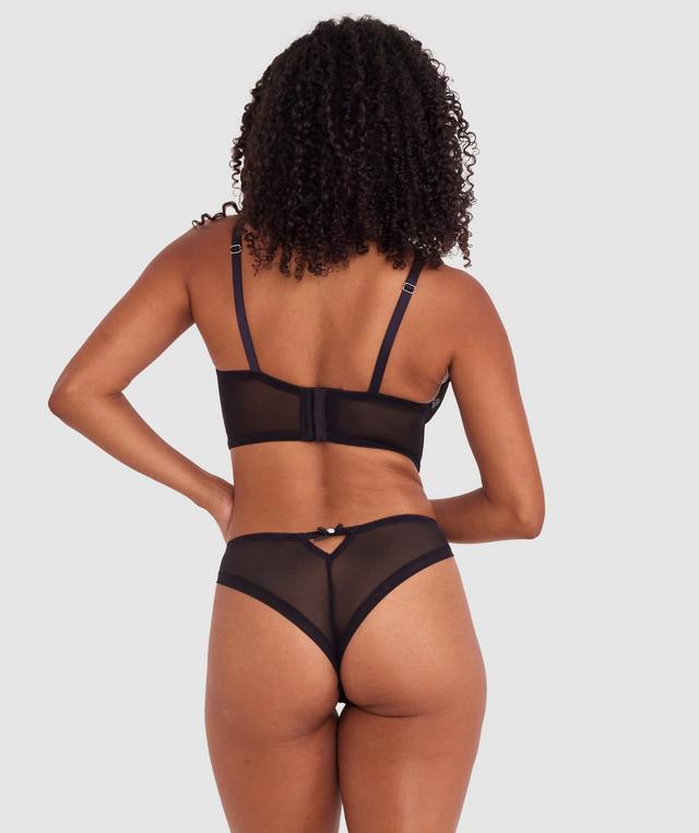 Enchanted All For You Longline - Black/ Light-Green