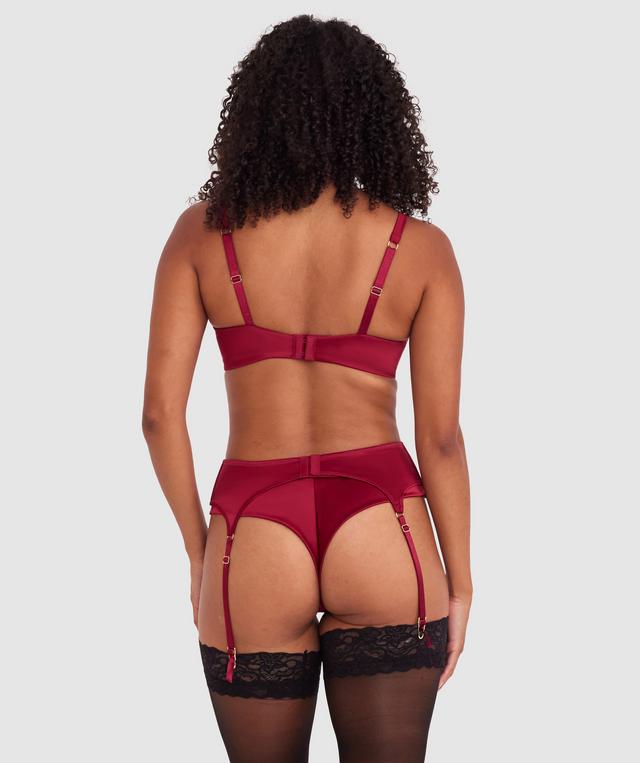 Vamp Wine & Dine Suspender - Berry