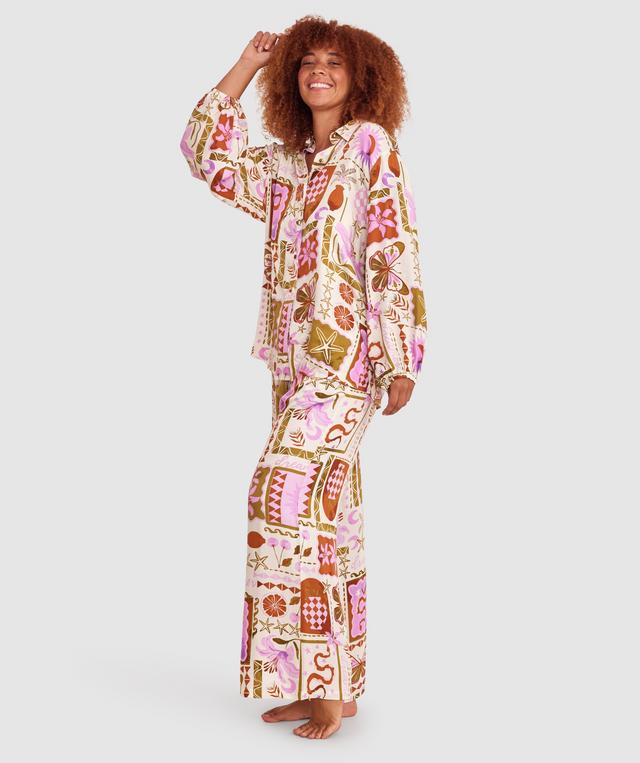 Athalia Long Sleeve Top - Print